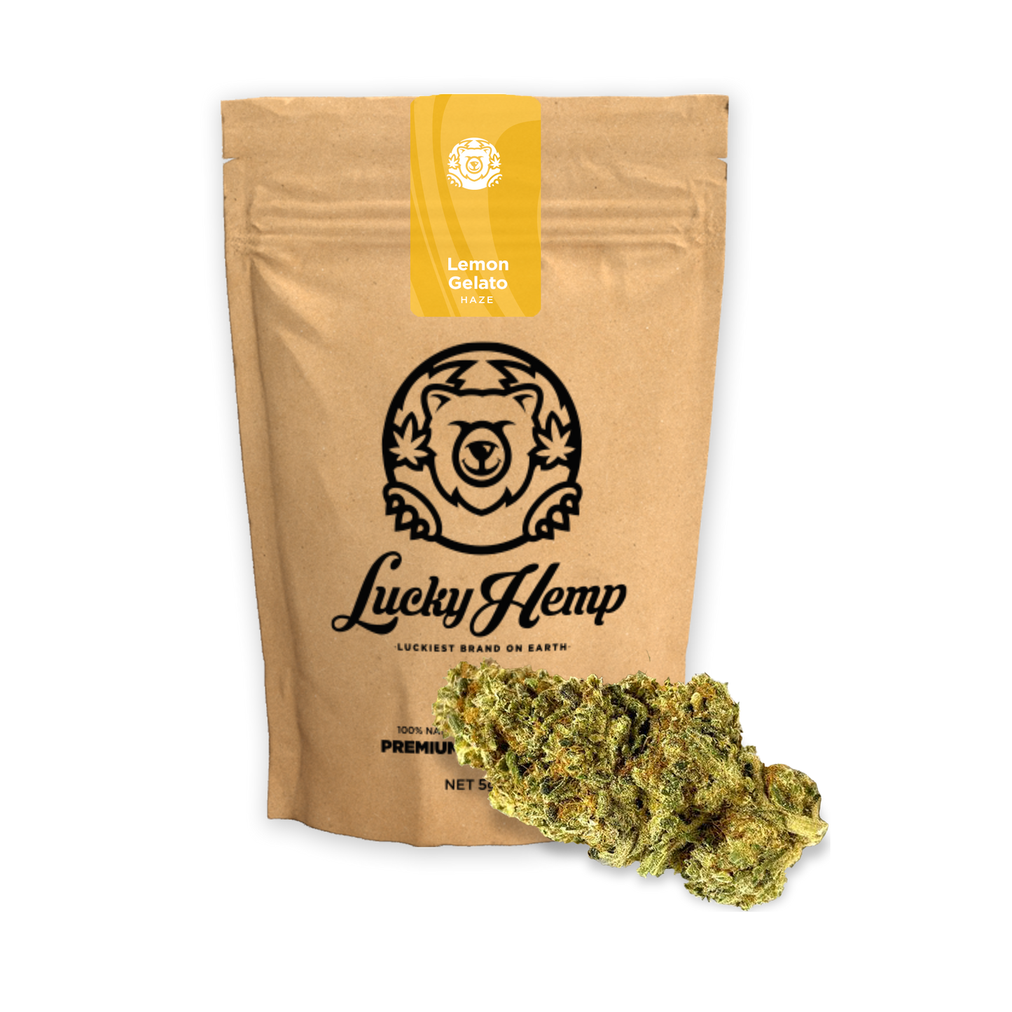 Lemon Gelato Ökopack Blüten Lucky Hemp
